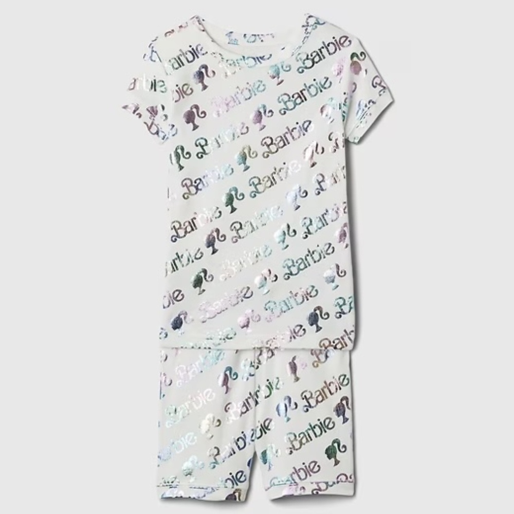 New Barbie™ Organic Cotton PJ‎ Short Set SZ 18-24